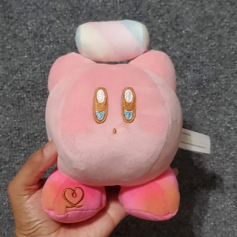 Nintendo Kirby With Marshmallow Plush Toy Pink Pastel Furyu Japan Cute Stuffed